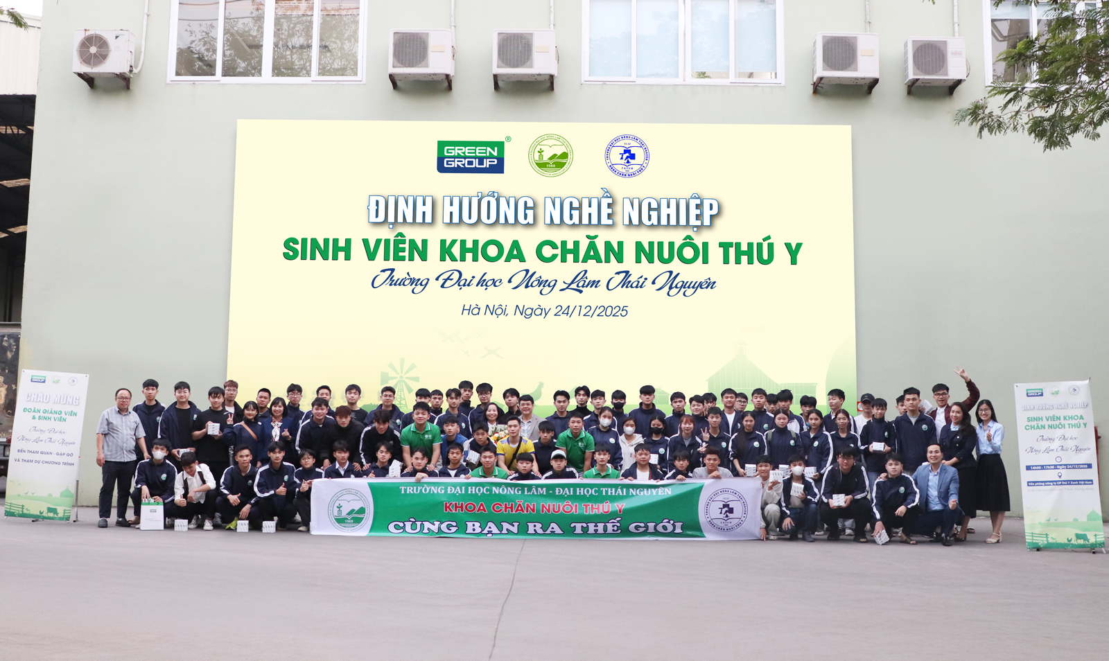GREEN GROUP CHÀO ĐÓN GIẢNG VIÊN, SINH VIÊN ĐẠI HỌC NÔNG LÂM THÁI NGUYÊN: LAN TỎA TRI THỨC VÌ THẾ HỆ TƯƠNG LAI 2232 1