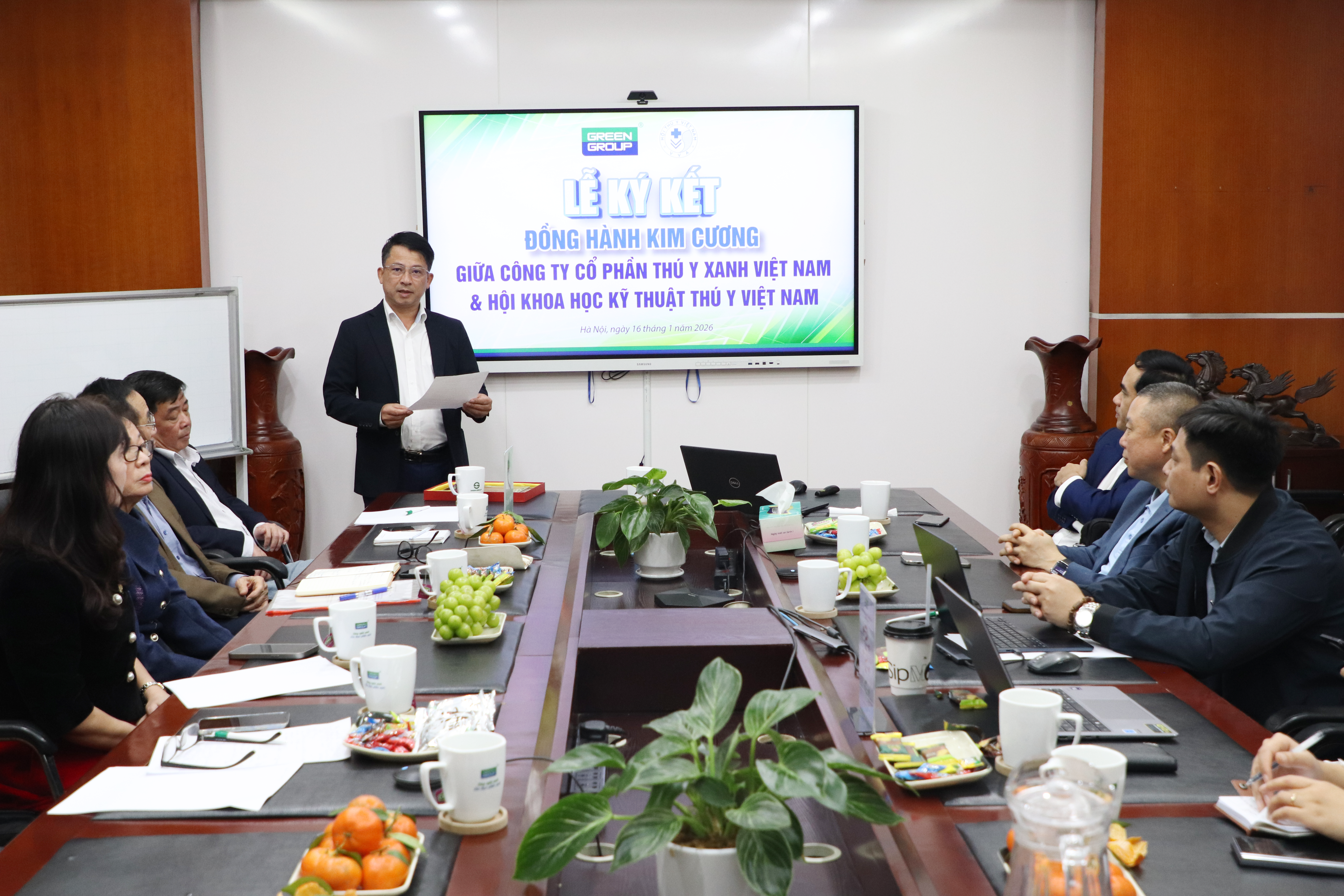 GREEN GROUP CHÍNH THỨC TRỞ THÀNH HỘI VIÊN KIM CƯƠNG CỦA HỘI KHOA HỌC KỸ THUẬT THÚ Y VIỆT NAM IMG 2690